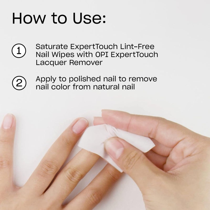 OPI Expert Touch Lacquer Remover, Acetone Nail Polish Remover, Superior Performance, Fast & Non-Drying Formula, 3.7 fl oz - Image 4