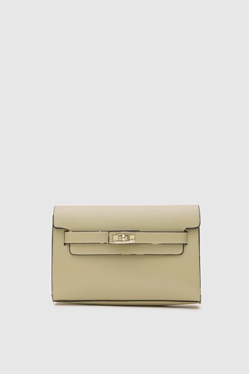Shule Bags Kelly Locking Mint Clutch Bag