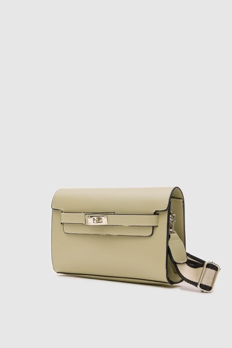 Shule Bags Kelly Locking Mint Clutch Bag