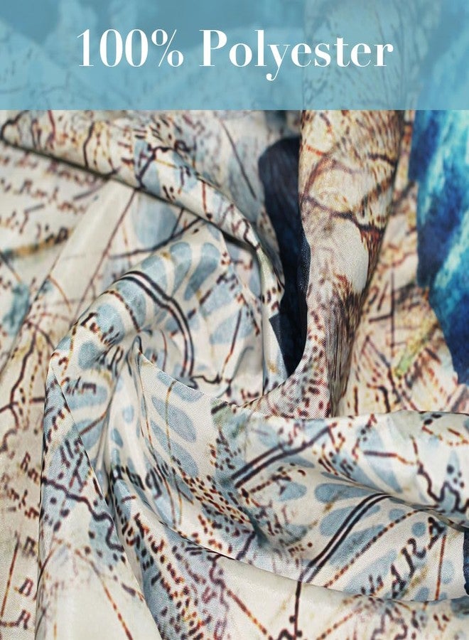 Final Friday Nautical Green Sea Turtles Beach Theme Fabric Shower Curtain Sets Bathroom Blue Ocean Decor with Grommets and Hooks - 72 x 72 Inch Teal - Image 5