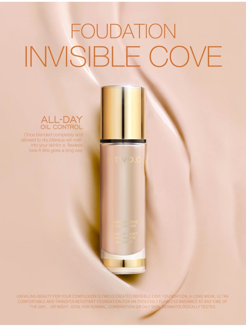 O.TWO.O O2O Invisible Longwear Foundation 01 Gold - 30 ml - Image 3