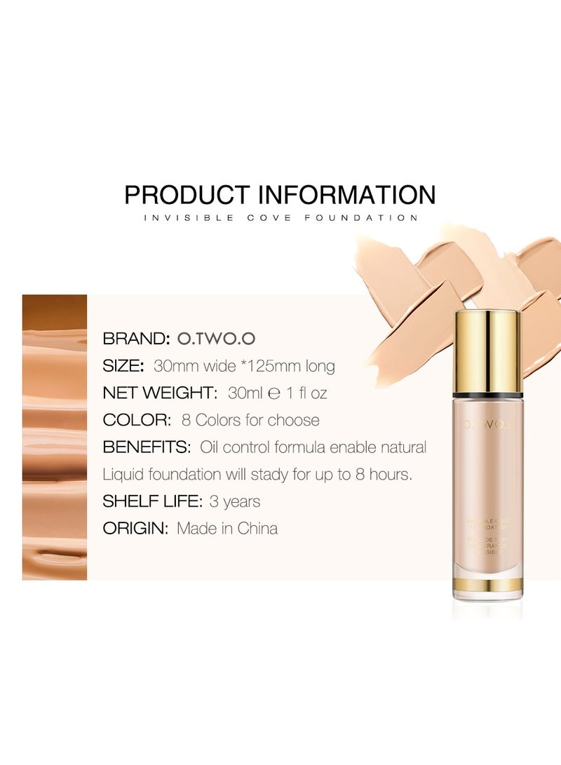 O.TWO.O O2O Invisible Longwear Foundation 01 Gold - 30 ml - Image 2