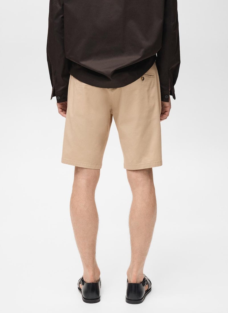 Mango Man Slim-Fit Chino Cotton Bermuda Shorts  - Image 2