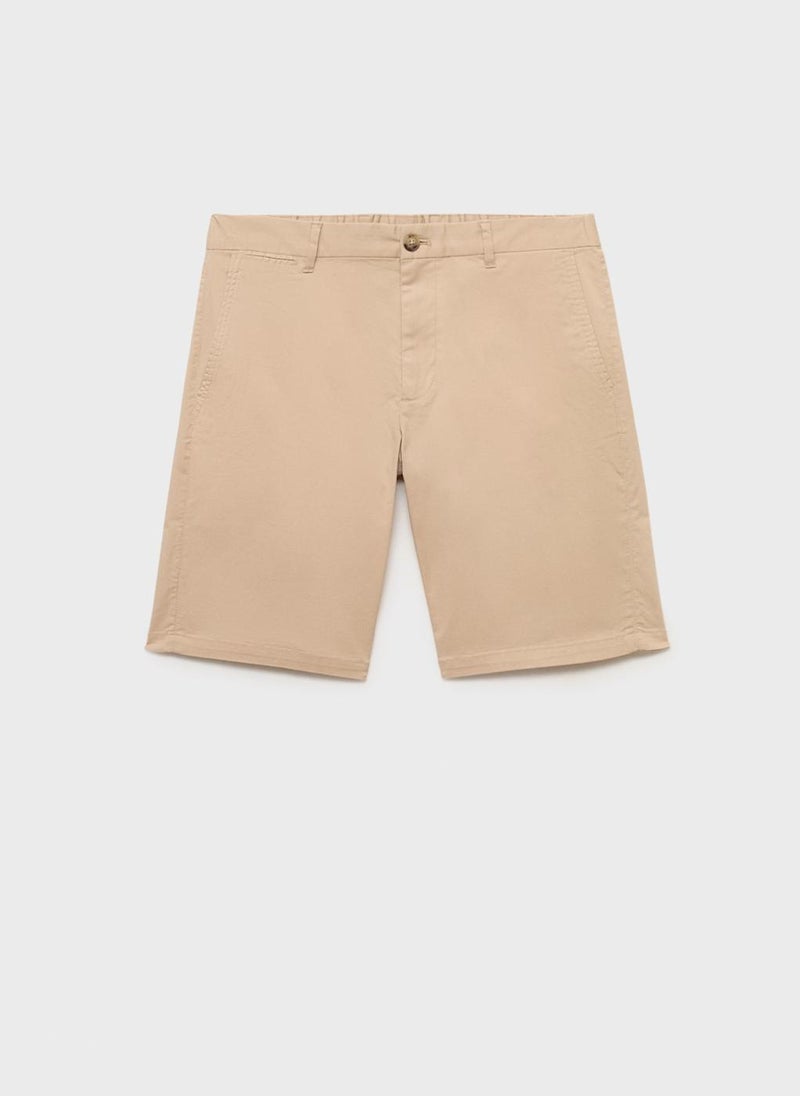 Mango Man Slim-Fit Chino Cotton Bermuda Shorts  - Image 5