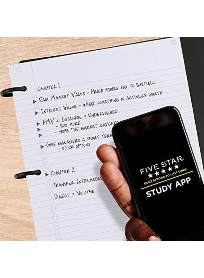 Five Star Flex Hybrid Notebinder 1 Inch Binder With Tabs Notebook And 3 Ring Binder All In One Assorted Colors Color Will Vary 1 Count 29326 - Image 3