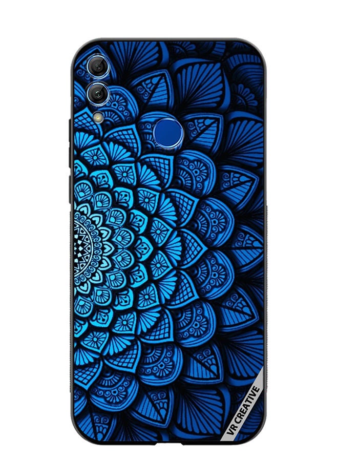 Protective Case Cover For Honor 10 Lite Mandala Design Multicolour