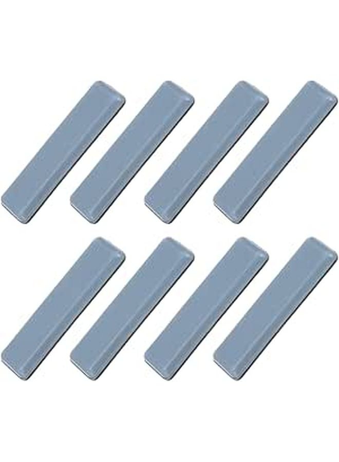 8Pcs Self Adhesive Anti Skid Chair Feet Protectors 70X19Mm Floor Protection Noise Reduction - Image 1