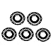 uxcell uxcell Rheostat Variable Transformer Potentiometer Control Dial Face Plate 5pcs  - Image 2