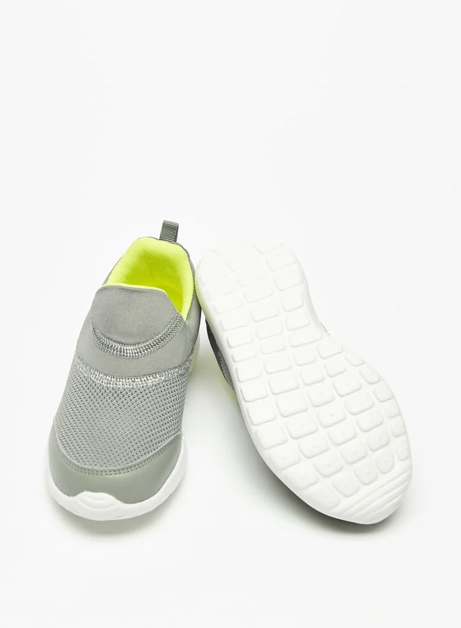 Dash Boys Textured Slip-On Sports Shoes