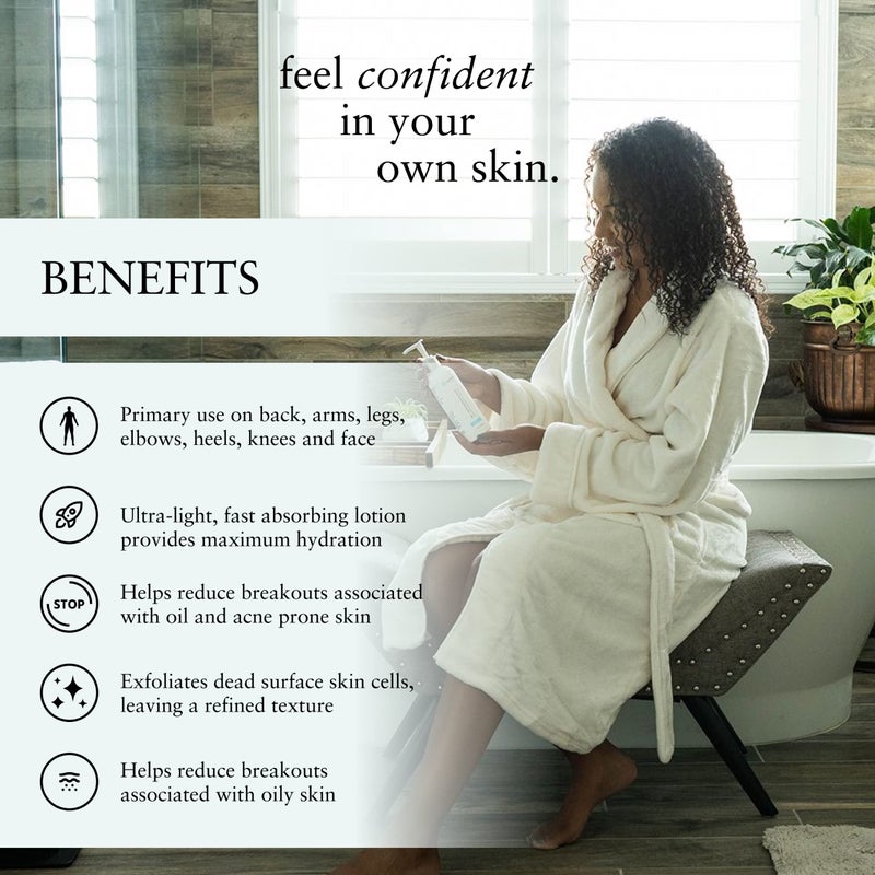 Perfect Image Gly + Sal Exfoliating Body Lotion, 8% Glycolic Acid and 2% Salicylic Acid Lotion Enhanced with Green Tea, Papaya, Bearberry, Licorice and Amino Complex - Image 2