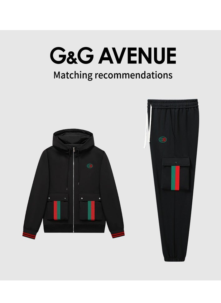 G&G AVENUE Spring and autumn New Ultra-thin summer style High Quality Men's Drawstring Casual Sports Pants Elastic Jogging Fashion Pure Cotton Exercise Outdoor Versatile Sports Pants - Image 3