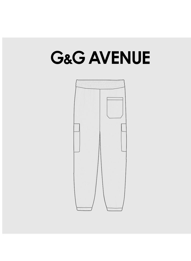 G&G AVENUE Spring and autumn New Ultra-thin summer style High Quality Men's Drawstring Casual Sports Pants Elastic Jogging Fashion Pure Cotton Exercise Outdoor Versatile Sports Pants - Image 5