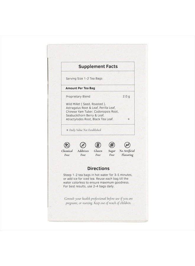 Health King GastroEase Herb Tea, Teabags, 20 Count Box - Image 3