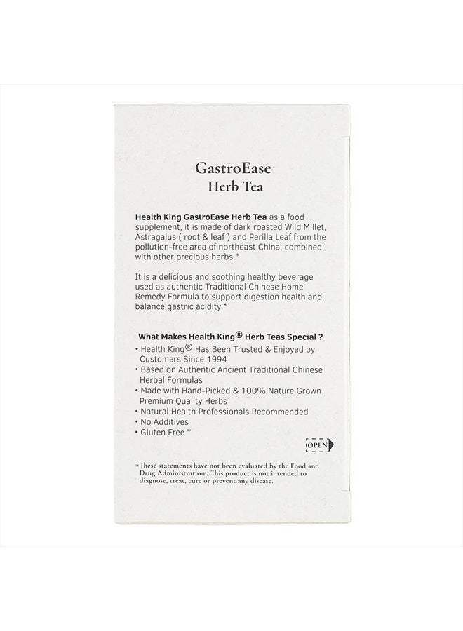 Health King GastroEase Herb Tea, Teabags, 20 Count Box - Image 4