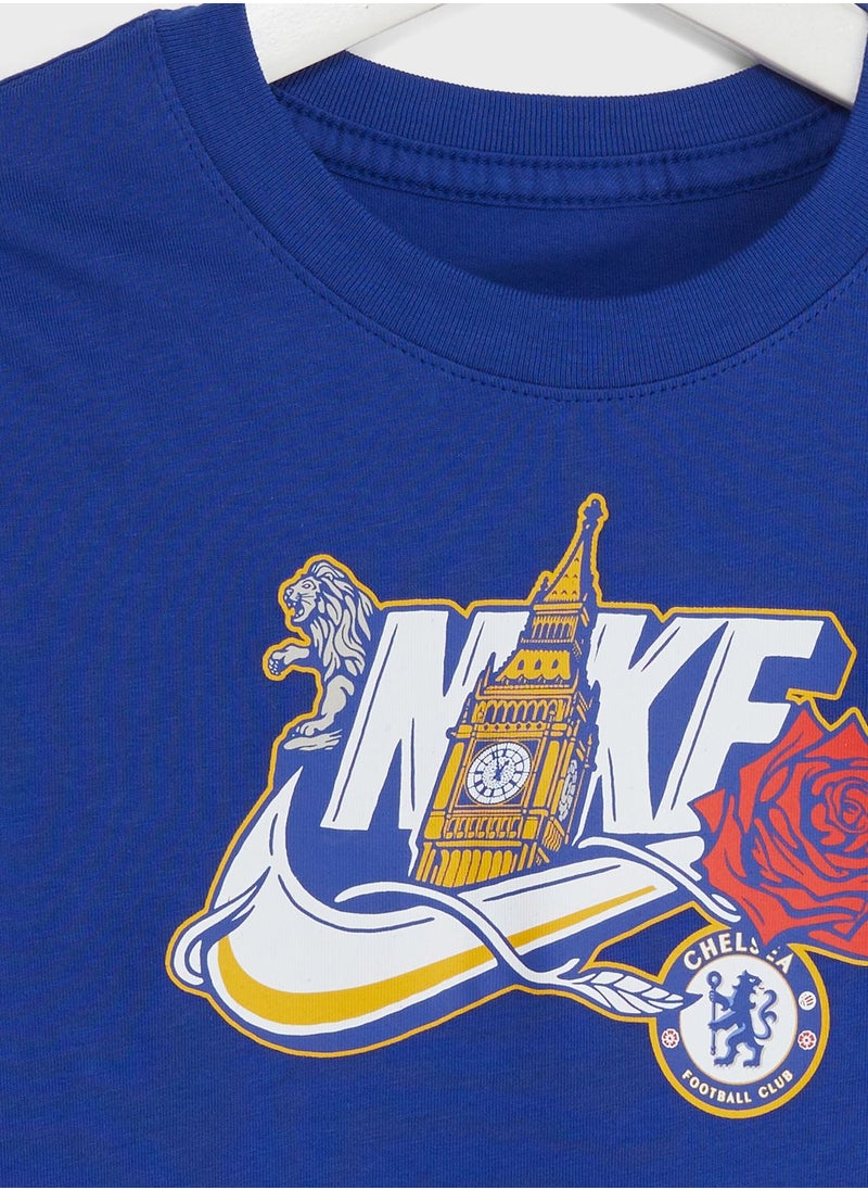 Nike - Kids Chelsea Fc Futura T-Shirt - Image 1