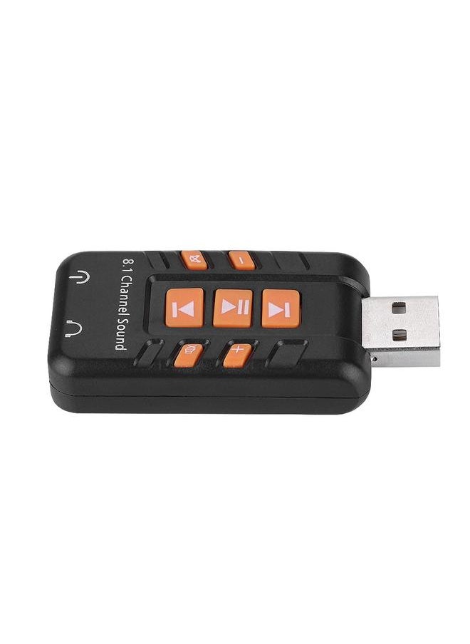 Thoraya USB External Drive-free 8.1 Channel 3D Audio Sound Card Adapter for WIN/MS Desktop Computer PC  - Image 5