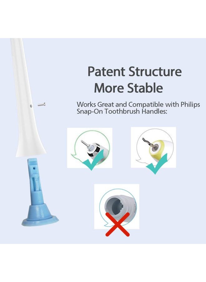 Relax Artist - 6 Pack Toothbrush Replacement Heads for Philips Sonicare, Electric Replacement Brush Head Compatible with Phillips Sonic Care Toothbrush Head - Image 1