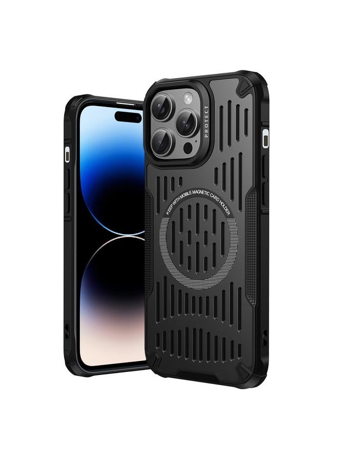 اس-توب جراب لهاتف iPhone 14 Pro Max Ice Front Cooling MagSafe جراب هاتف مغناطيسي - Image 1
