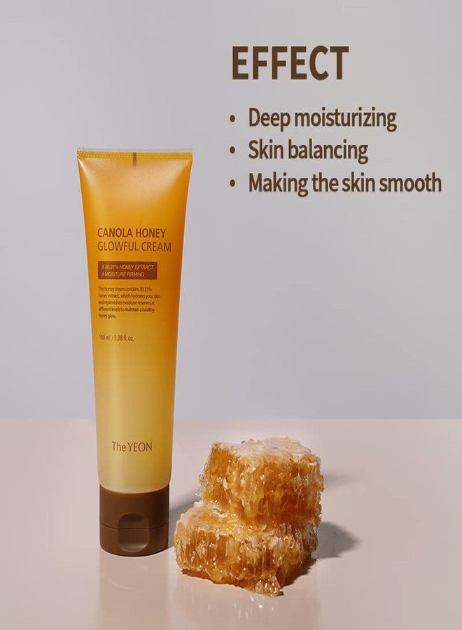 THE YEON [The Yeon] Canola Honey Glowful Cream(100 ml/Net wt. 3.38 oz) - Intensely moisturizing / slugging-worthy cream | Korean skincare - Image 4