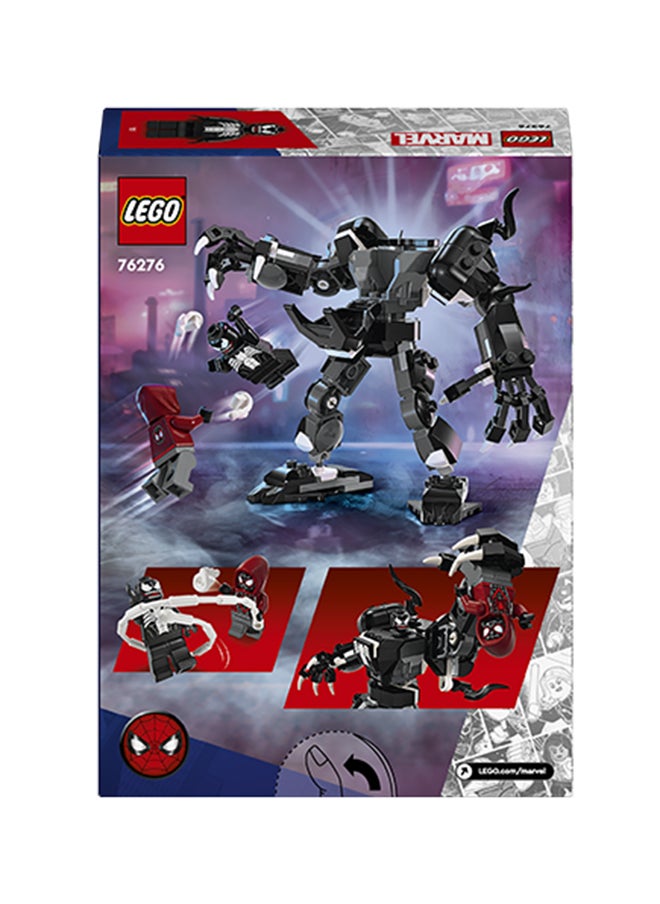 LEGO 76276 مارفل فينوم درع ميكانيكي ضد مايلز موراليس، لعبة قابلة للتشكيل للأطفال، مجموعة بناء مع شخصيات صغيرة، هدية معركة بطل خارق للأولاد والبنات من عمر 6 سنوات وما فوق (134 قطعة)  - Image 3