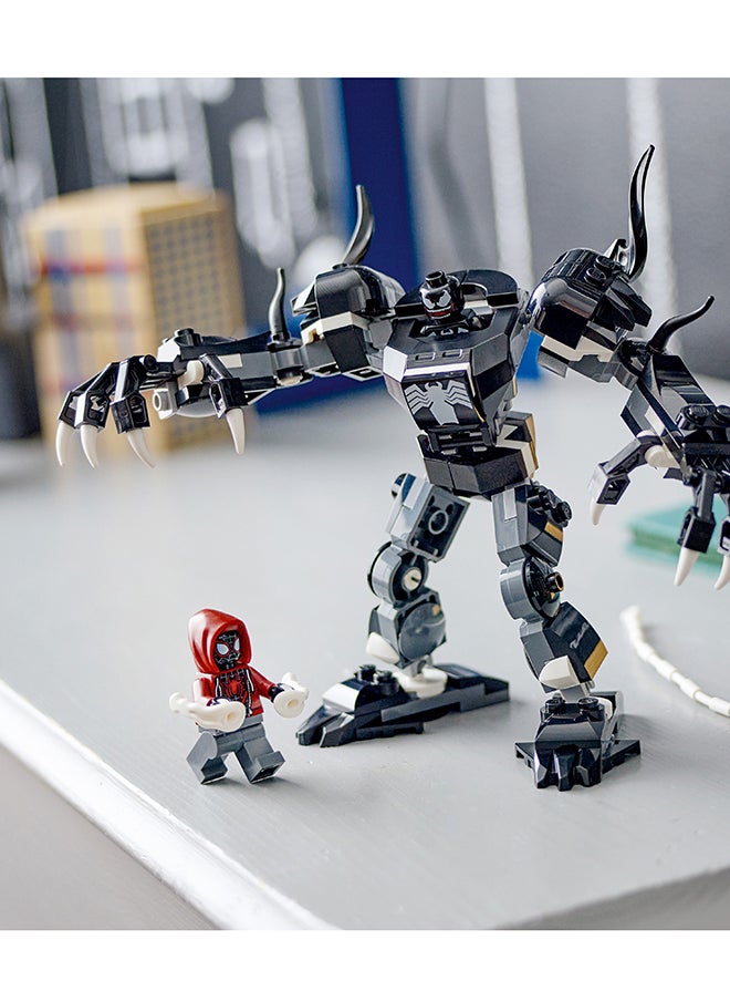 LEGO 76276 مارفل فينوم درع ميكانيكي ضد مايلز موراليس، لعبة قابلة للتشكيل للأطفال، مجموعة بناء مع شخصيات صغيرة، هدية معركة بطل خارق للأولاد والبنات من عمر 6 سنوات وما فوق (134 قطعة)  - Image 5