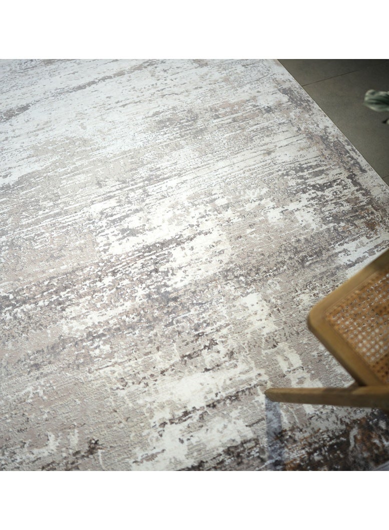 Ramsha Washable Area Rug 200x300 cm Large Carpet For Bedroom Rug For Living Room MR267 Polyester Abstract Pattern Carpet - Image 4