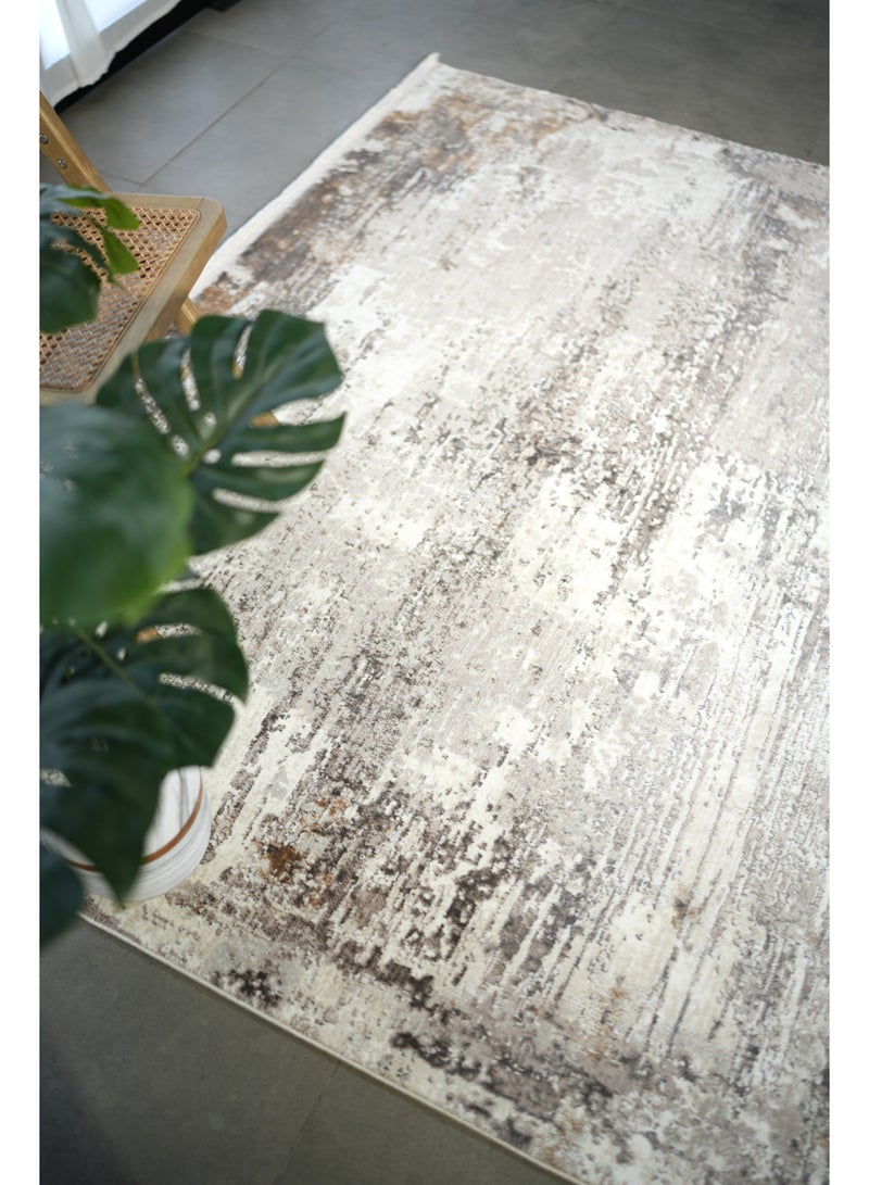 Ramsha Washable Area Rug 200x300 cm Large Carpet For Bedroom Rug For Living Room MR267 Polyester Abstract Pattern Carpet - Image 1