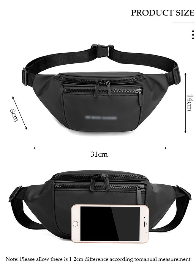 DUNISO Compact Waist Pack for Men and Women, Waterproof Crossbody Bag Chest Shoulder Waist Bag with Buckle, Everyday Carry Bag for Travel, Work, Sport - Image 2