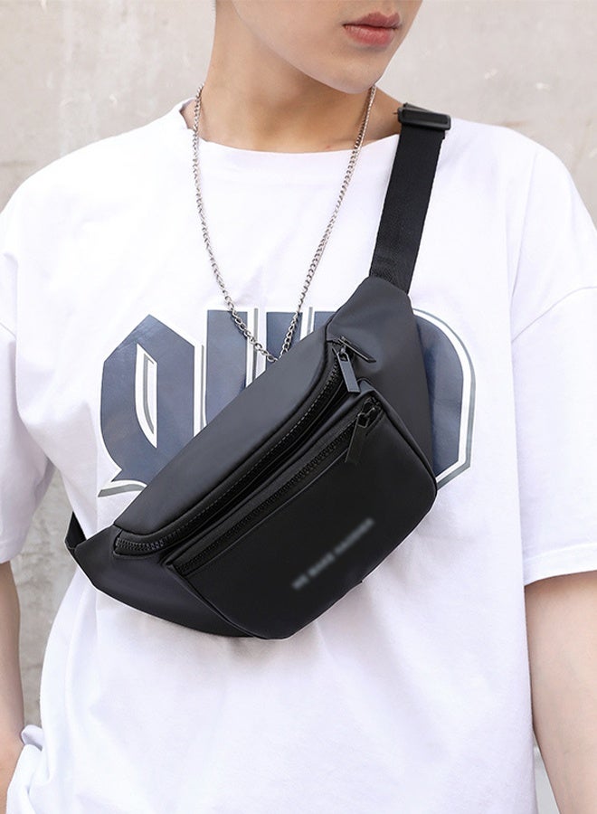 Compact Waist Pack for Men and Women, Waterproof Crossbody Bag Chest Shoulder Waist Bag with Buckle, Everyday Carry Bag for Travel, Work, Sport