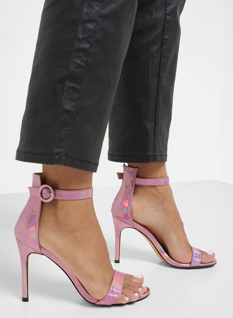 سبوت أون صندل بكعب ستيليتو عالٍ - Image 5