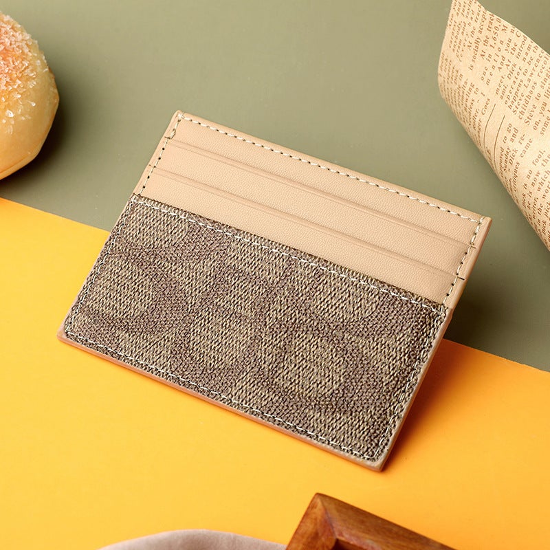 Elegant Compact Credit Card Clip Khaki 