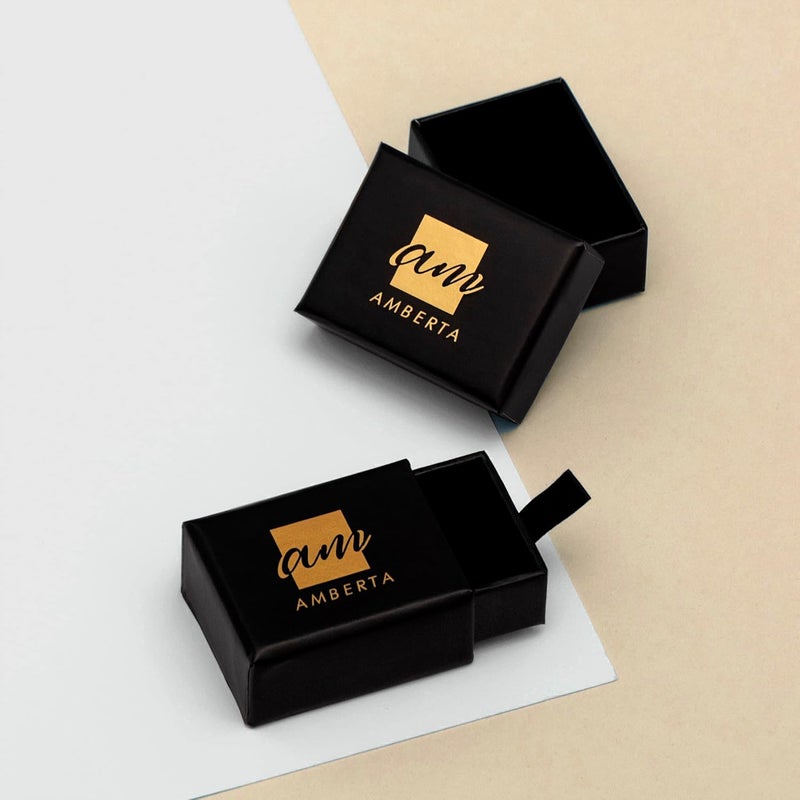 Amberta 925 Sterling Silver with Genuine Baltic Amber - Classic Oval Pendant for Women - Various Stone Colors - Image 5