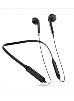 Winmax Wireless Bluetooth 5.0 in-Ear Neckband Earphones with Mic Black  - Image 1