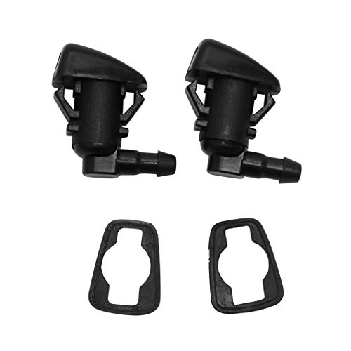 ZHPTAM ZHParty 2 Pcs Front Windshield Washer Nozzle Wiper Spray Jet Kit fit for GMC Acadia 0715 Chevroelt Traverse 0917 Buick Enclave 0711 Saturn Outlook 0710 Replaces OEM 15247800 25823360 - Image 1