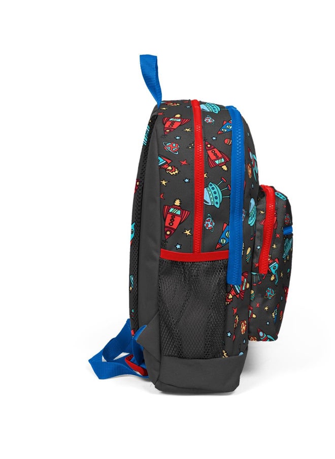 CORAL HIGH - BACKPACK CORAL HIGH Black 15Liter 4Compartment 23469 Red Space - Image 1