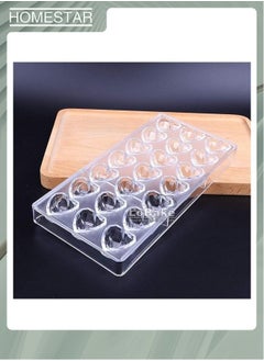 HOMESTAR 21 Hole Diamond Heart Plastic Chocolate Mold Ice Cube Mould Sugar Paste Tool  - Image 5