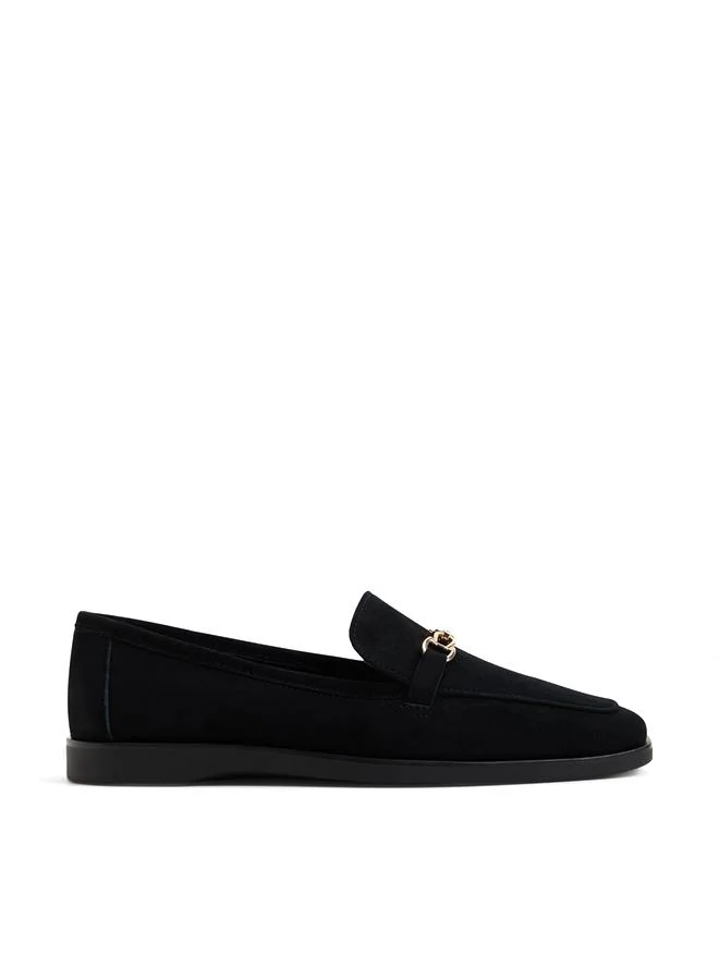Annna Ladies Black Loafers