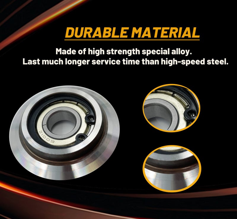 KTWT Upgraded Replacement Blade for Wire Stripping Machine, 12mm ID x 49.5mm OD, High Strength Special Alloy, Fits Vevor SMS-25 - Image 4