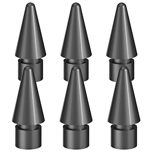 HATOKU 6 Packs Replacement Tips for Pencil 1st/2nd Generation, Pen Nibs for Pro Pencil (Black) - Image 4