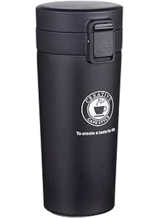 Stainless steel thermal mug, keeps drinks hot for long hours - Image 1