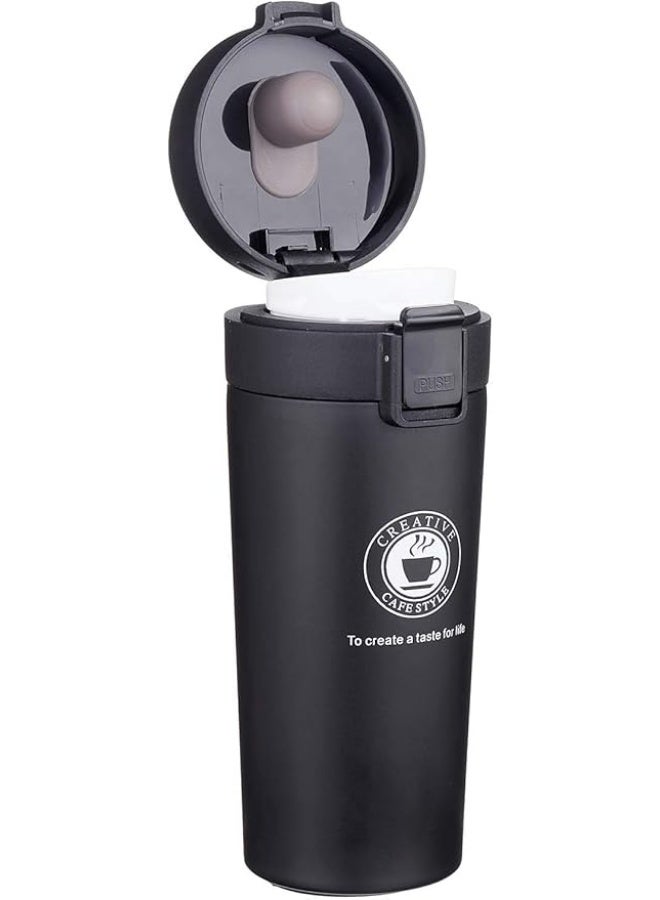 Stainless steel thermal mug, keeps drinks hot for long hours - Image 2