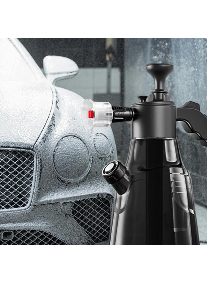 Bukela 2Liters Hand Pumps Foam Sprayer with 3 Types of Nozzle Hand Pneumatic Foam Cannons Snow Foam Car Wash Bottle - Image 5