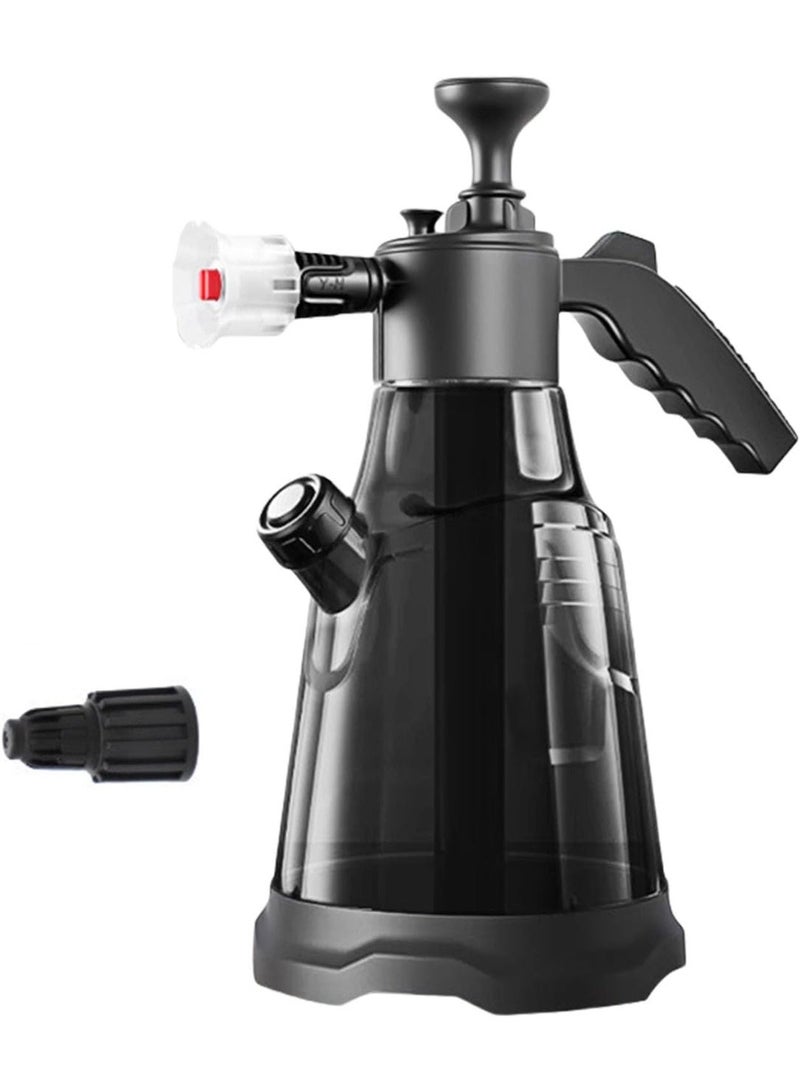 Bukela 2Liters Hand Pumps Foam Sprayer with 3 Types of Nozzle Hand Pneumatic Foam Cannons Snow Foam Car Wash Bottle - Image 2