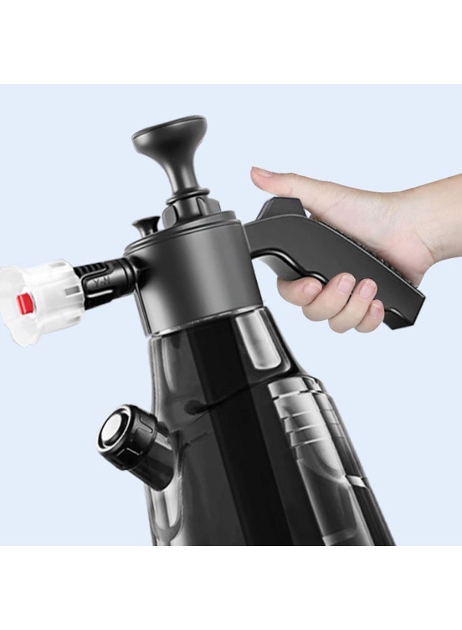 Bukela 2Liters Hand Pumps Foam Sprayer with 3 Types of Nozzle Hand Pneumatic Foam Cannons Snow Foam Car Wash Bottle - Image 3