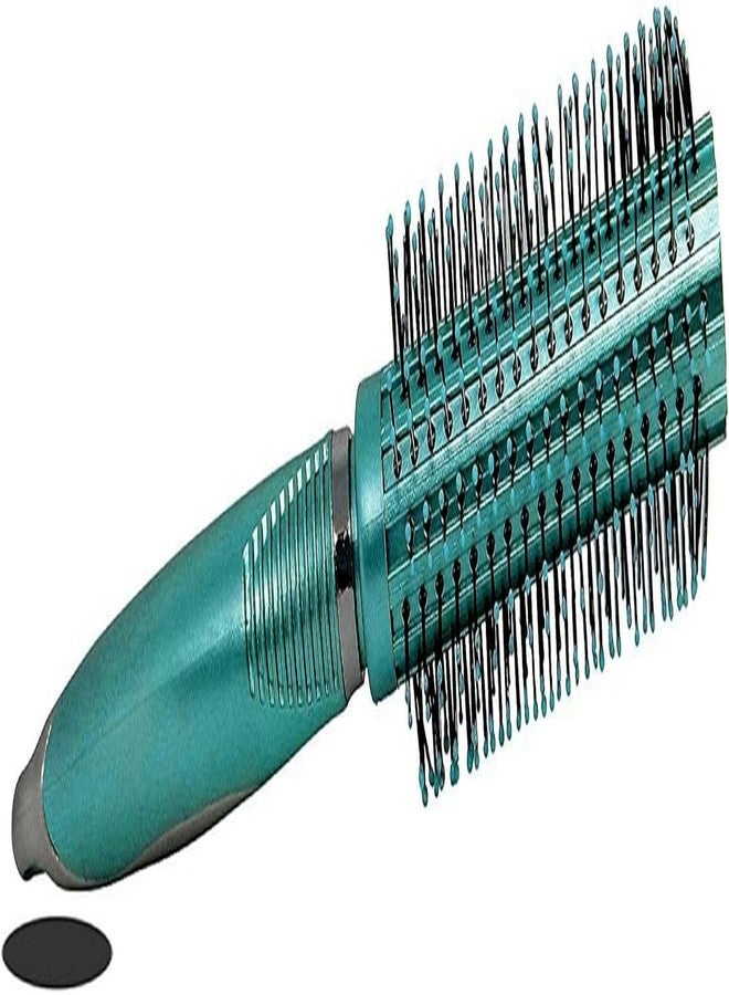 BALON Round Rolling Curling Roller Hair Comb Brush With Soft Nylon Bristles For Men, Women, Girls & Boys (Green) - Image 5