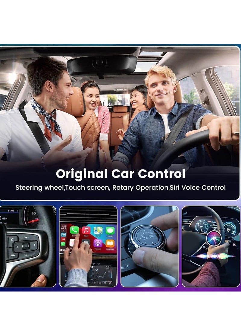 SYOSI - Magic Box Wireless CarPlay Android Auto Android 11.0 System Adapter 2GB+16GB TF Card not Only for Wired CarPlay Touch Screen Cars Contact us first if you have problems and solve them for you - Image 1