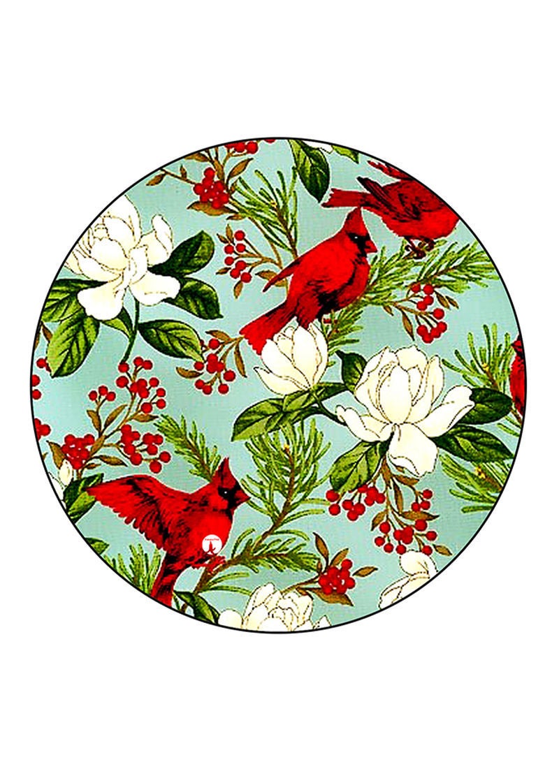 Flowers Printed Mouse Pad  Multicolour