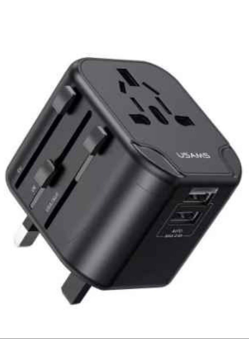Usams 12W Dual USB Universal Travel Charger - Image 1