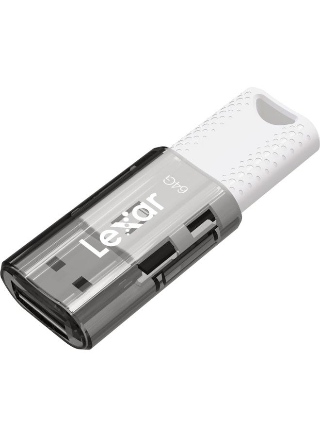 Lexar JumpDrive® S60 USB 2.0 Flash Drives, USB Type A, Compatible with PC and Mac® systems, ( LJDS060064G-BNBNG ) - 64GB 64 GB - Image 2