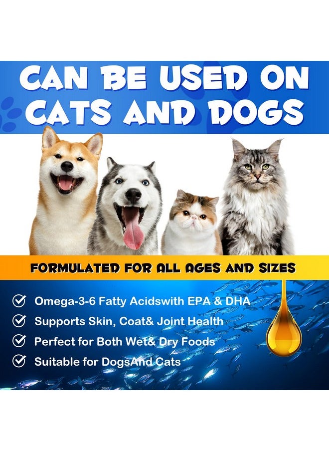 Alivo Omega-3 Fish Oil For Dogs, Omega 3 Fish Oil With Epa & Dha Supports Dogs Seasonal Allergies Relief, Boosts Immune Function, Itch Skin Relief & Promote Coat Health, Pet Supplements - 120 Soft Gels  - Image 4